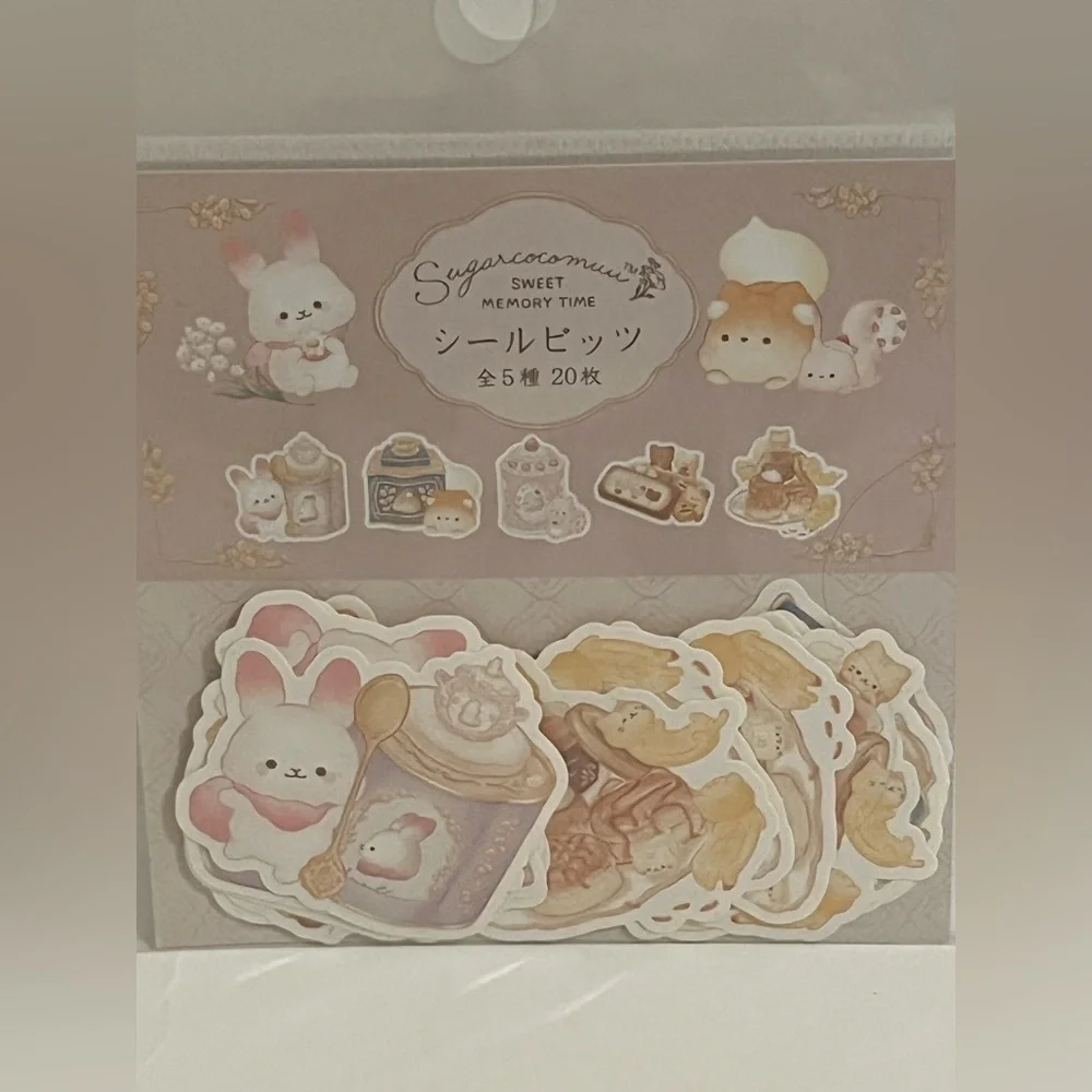 Sugarcocomuu Sweet Memory Time Sticker Flakes